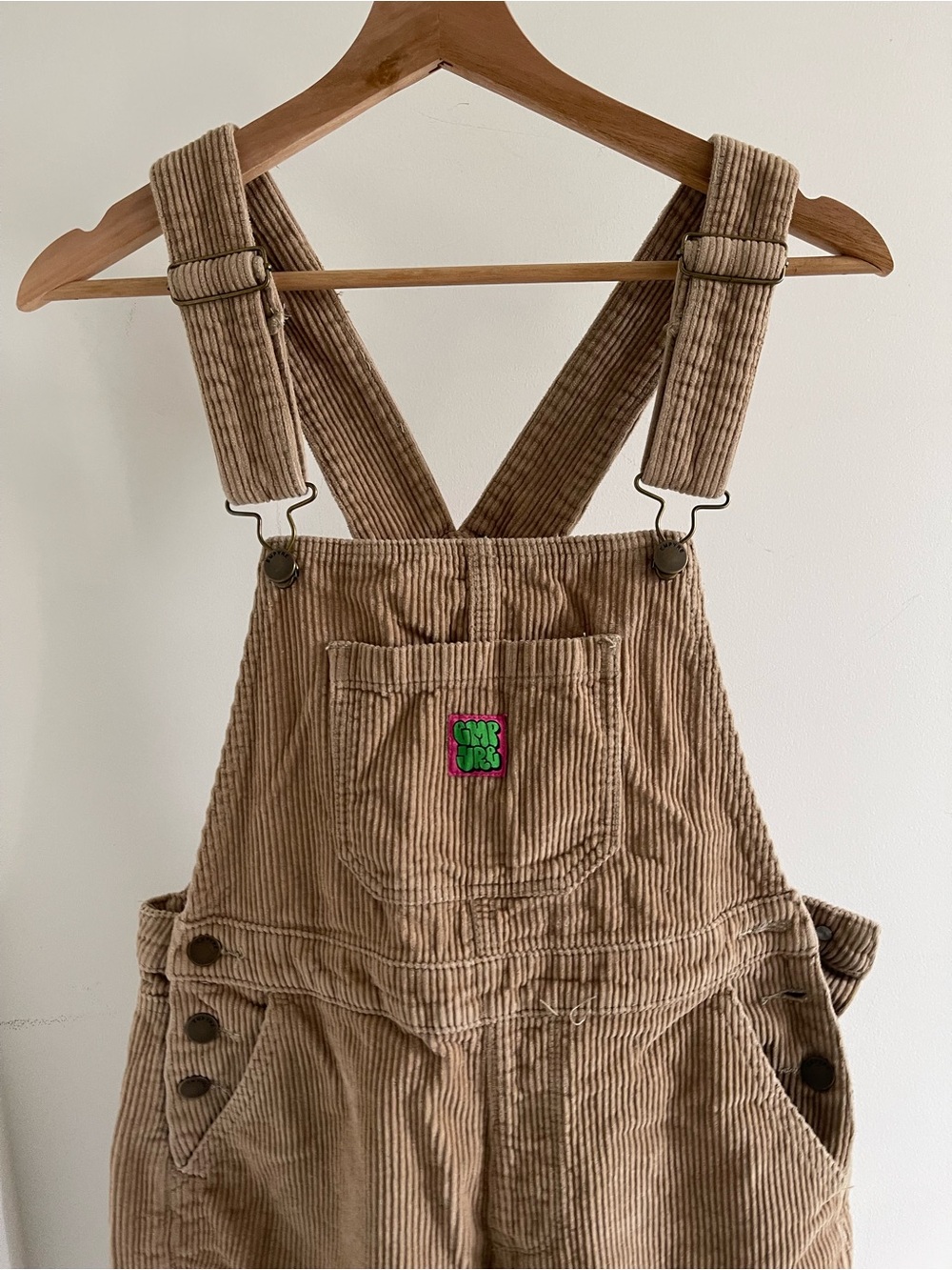 Corduroy Empyre Tan Overalls